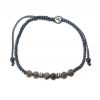 Reve de Jade | Bracelet Delta - Labradorite Et Argent 925