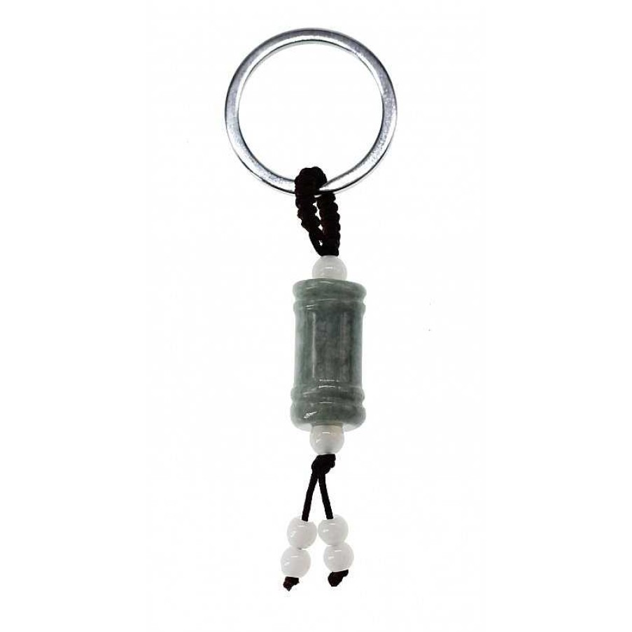 Reve de Jade | Porte Clefs Pilier En Jade Vert