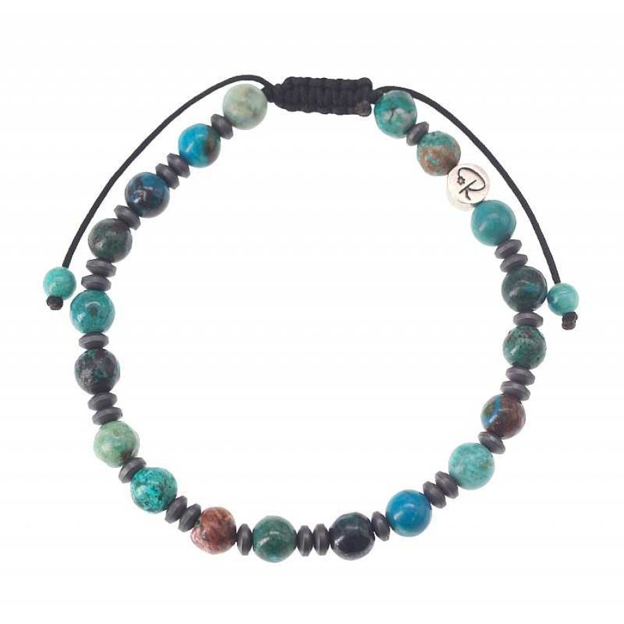 Reve de Jade | Bracelet Notos - Agate Blue Lace Et H Matite