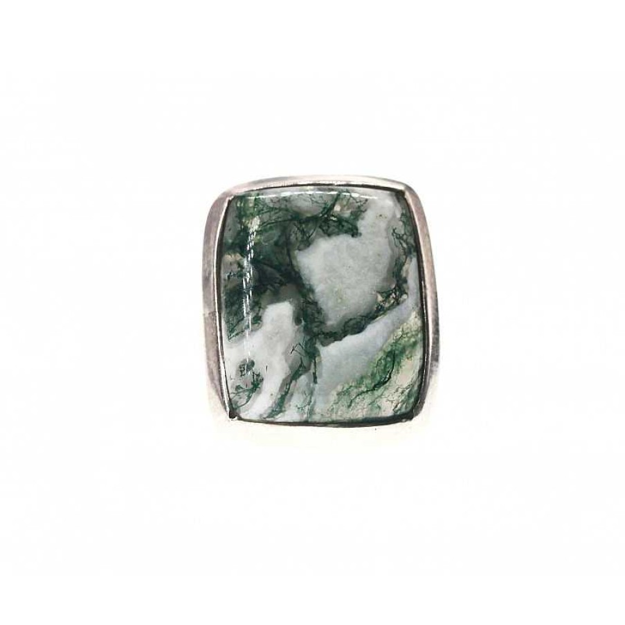 Reve de Jade | Bague Agate Mousse