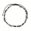 Reve de Jade | Bracelet Bicolore - Jade, H Matite Et Argent 925