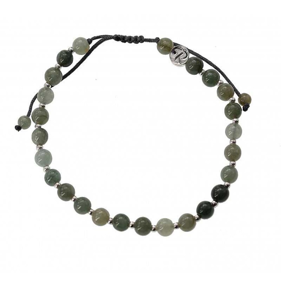 Reve de Jade | Bracelet Raffin En Jade Vert Et Argent 925