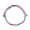 Reve de Jade | Bracelet Cord Lia - Am Thyste, L Pidolite Et Argent 925