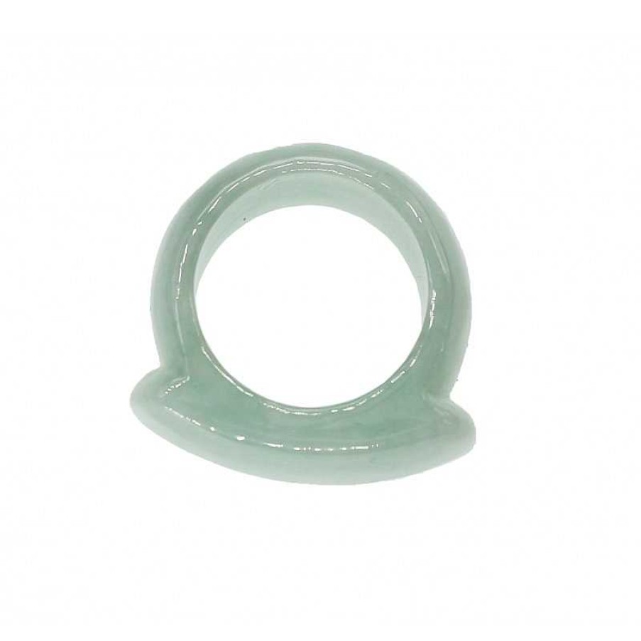 Reve de Jade | Bague Chevali Re En Jade Vert