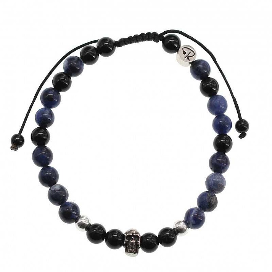 Reve de Jade | Bracelet Nirvana - Onyx, Argent 925 Et Pierre