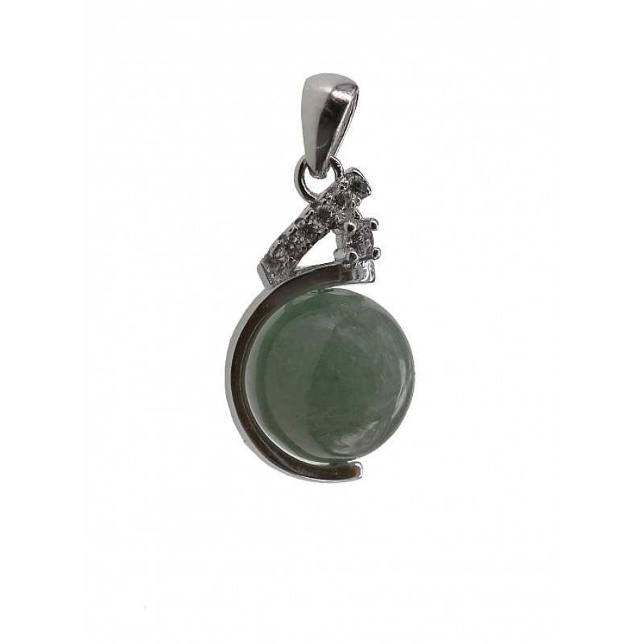 Reve de Jade | Pendentif World - Jade Et Argent 925