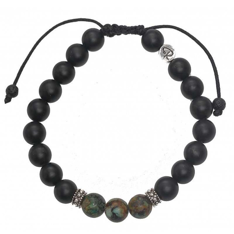 Reve de Jade | Bracelet En Agate Et Turquoise D'Afrique