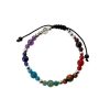 Reve de Jade | Bracelet Yoga 7 Chakras Et Argent