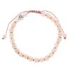 Reve de Jade | Bracelet Isis - Quartz Rose Et Plaqu Or