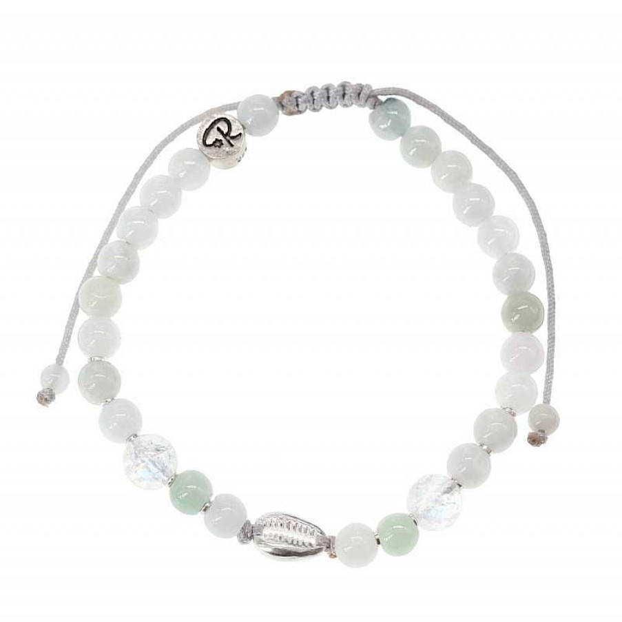 Reve de Jade | Bracelet Meredith - Labradorite, Quartz Aura Et Argent 925