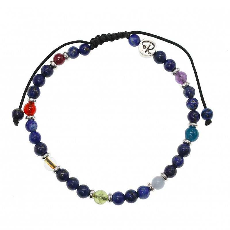 Reve de Jade | Bracelet Ajna - Lapis Lazuli Et 7 Chakras