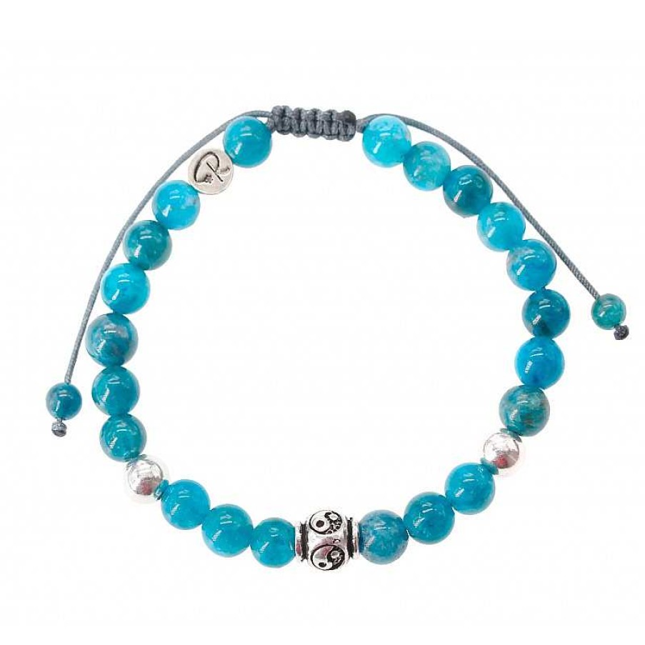 Reve de Jade | Bracelet Yin & Yang - Amazonite Et A925