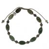 Reve de Jade | Bracelet Epona - Jade Vert Et Argent 925