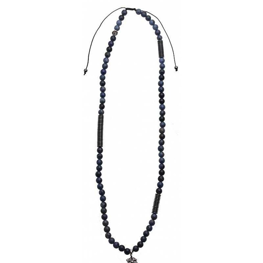 Reve de Jade | Collier Cort S En Dumortierite