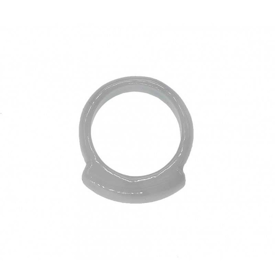 Reve de Jade | Bague Chevali Re - Jade Blanc