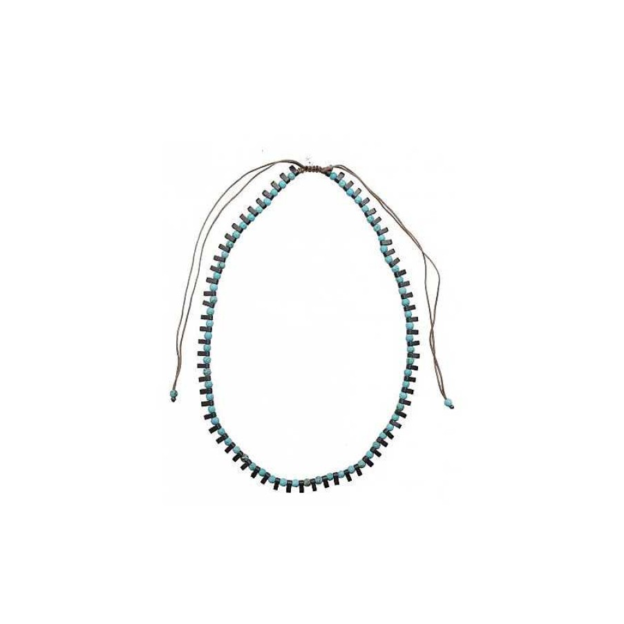 Reve de Jade | Collier Nefertiti En Turquoise Et H Matite