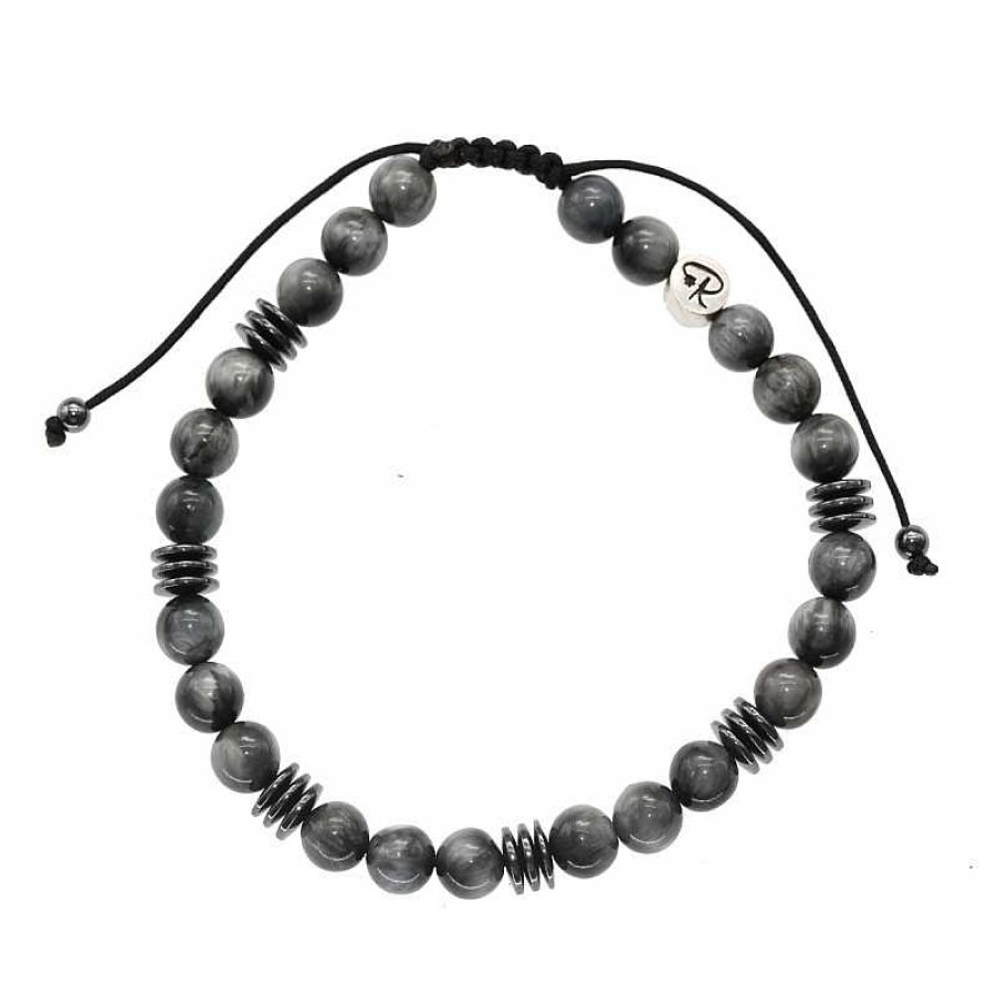 Reve de Jade | Bracelet Cort S En Quartz Oeil De Chat