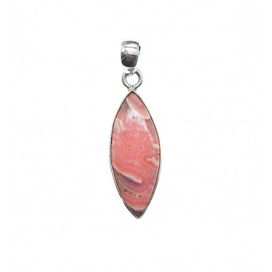 Reve de Jade | Pendentif En Rhodochrosite - Argent 925