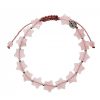 Reve de Jade | Bracelet "Estrella" En Quartz Rose Et Argent